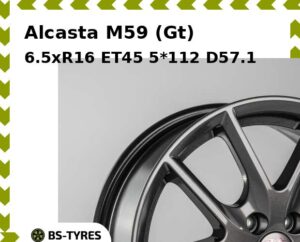 Колесный диск Alcasta M59 (Gt) 6.5xR16 ET45 5*108 D63.35