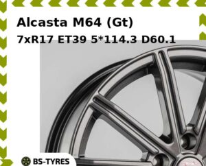 Колесный диск Alcasta M64 (Gt) 6.5xR16 ET45 5*114.3 D60.1