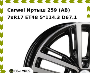 Колесный диск Carwel Иртыш 259 (AB) 7.0xR17 ET45 5*112 D57.1