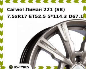 Колесный диск Carwel Лиман 221 (SB) 7.5xR17 ET45 5*114.3 D60.1