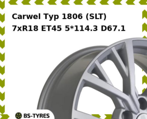 Колесный диск Carwel Тур 1806 (SLT) 7.0xR18 ET45 5*114.3 D67.1