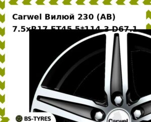 Колесный диск Carwel Вилюй 230 (AB) 7.5xR17 ET45 5*112 D57.1