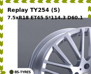 Колесный диск Replay TY254 (S) 7.5xR18 ET45 5*114.3 D60.1