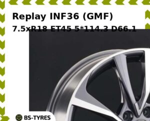 Колесный диск Replay INF36 (GMF) 7.5xR18 ET45 5*114.3 D66.1